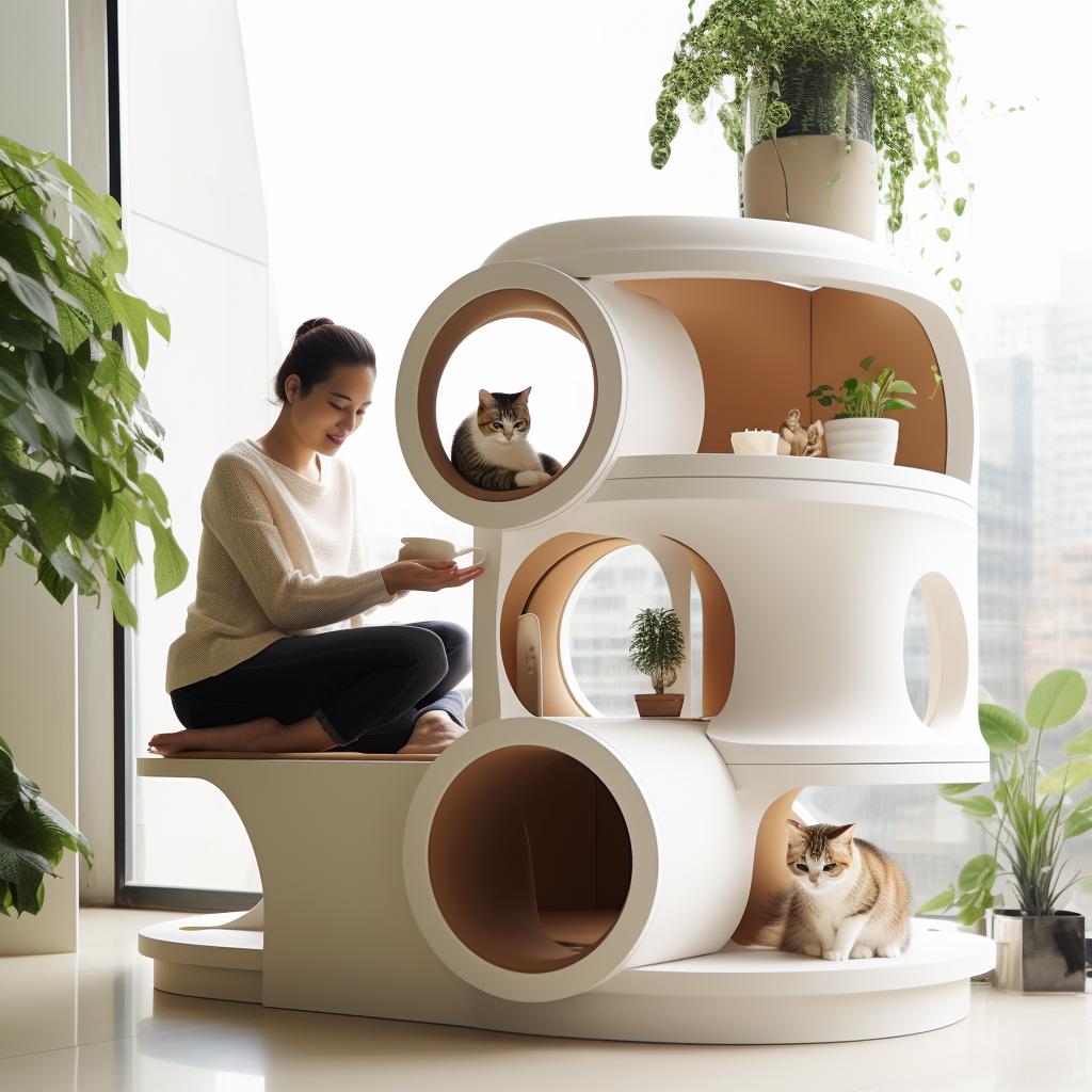Luxury Cat Climbing Tree