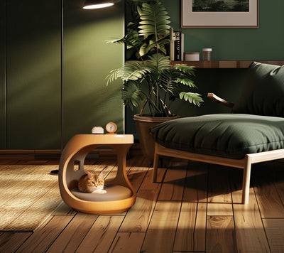 3D Printed Cat House Nightstand