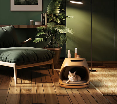 3D Printed Cat House Nightstand
