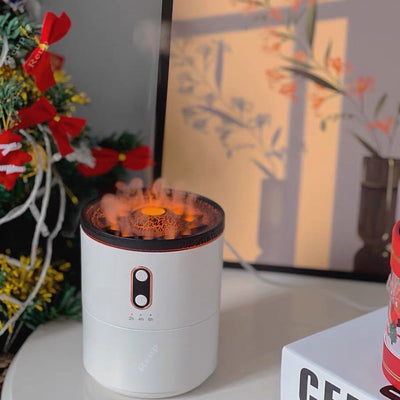 Volcanic Flame Aroma  USB Portable Lamp Fragrance Humidifier